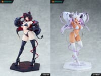 【うるりひ氏イラスト】ENSOUTOYS「サイバーペット-オニキス」「サイバーペット-シルキー」美少女フィギュア【予約開始】の画像