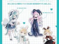 【初音ミク】フリュー「初音ミク 狼ver. from 赤ずきん」「巡音ルカ 海の魔女ver. from 人魚姫」「鏡音リン 三月ウサギver. from 不思議の国のアリス」「鏡音レン 白ウサギver. from 不思議の国のアリス」【フィギュア化決定】の画像