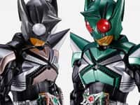 【仮面ライダーカブト】S.H.Figuarts真骨彫製法「仮面ライダーキックホッパー&仮面ライダーパンチホッパー 20th Anniversary Ver.」可動フィギュア【明日16時プレバン受注開始】の画像
