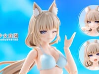 【創彩少女庭園】「けもみみエミュレータさん【水着】」「ドリーミングスタイル トワイライトキャット」プラモデル【本日11時予約開始】の画像