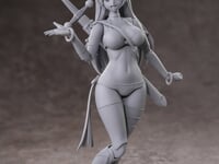 【SNKヒロインズ】蝸之殼Snail Shell「麻宮 アテナ」1/12スケール可動フィギュア【原型公開】の画像