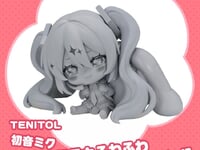 【初音ミク】TENITOL「UWA超デカふわふわ可愛い笑顔バッグ[mini]」「UWAふわふわ可愛い笑顔バッグ～ねこ～」フィギュア化決定【原型公開】の画像