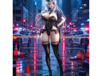 【SG氏イラスト】Sirens Inpart「バニーポリスシオンさん」1/4美少女フィギュア【予約開始】の画像
