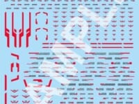 【プラモ用デカール】HJモデラーズデカール「マーキング01」「マーキング04」【予約開始】の画像