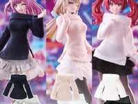 【創彩少女庭園】タイニークローゼット「オフショルダーニット(全3種)」【コトブキヤショップ限定で予約開始】の画像