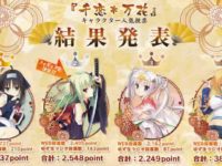 【千恋*万花】「キャラクター人気投票」結果発表、「常陸茉子」「ムラサメ 」フィギュア化決定の画像