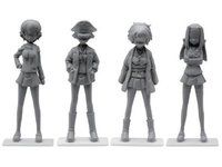 【ガールズ&パンツァー】1/35プラキットと一緒に飾れる「カバさんチームフィギュアセット」「隊長フィギュアセット」未塗装キット 6月発売の画像