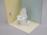 アクションフィギュア情景用プラモデル「俺たちの洋式便所」再販決定の画像