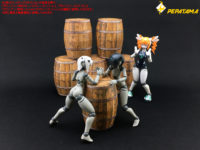 【可動フィギュア用に】「樽」「パレットA」「SF地面」ペパクラ 【予約開始】の画像