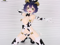 【魔法少女にあこがれて】システムサービス「マジアベーゼ 悪の牛柄Ver.」プライズフィギュア【彩色原型公開】
