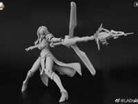 【美少女可動フィギュア】LADo TOYS新可動フィギュアシリーズ「聖輝騎士団」展開決定、第1弾「エレノア」原型公開