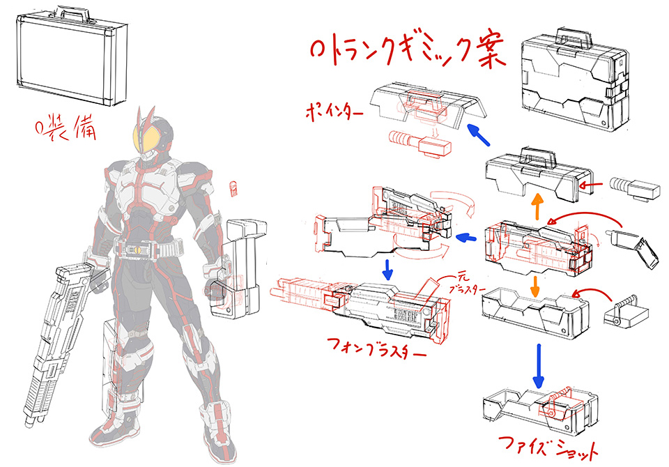 S I C 仮面ライダーファイズ アクションフィギュア デザイン公開 試作画像チラ見せ Fig速 フィギュア プラモ 新作ホビー情報まとめ