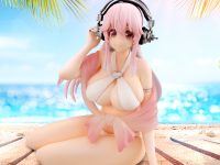 フリュー「すーぱーそに子 ぬーどるストッパーフィギュアーホワイトビキニver.ー」プライズフィギュア 試作公開の画像