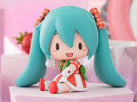 【初音ミク】「初音ミク×オシャレ魔女 ラブ and ベリー  ふわぷち デフォルメフィギュア」【予約開始】の画像