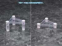 【フィギュア展示用に】「Base Float」発売決定、フィギュアベース下に設置する高さ可変式アイテムの画像